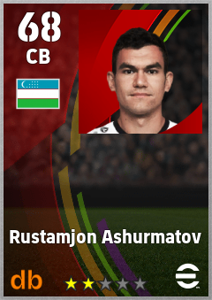 Rustamjon Ashurmatov eFootball player card