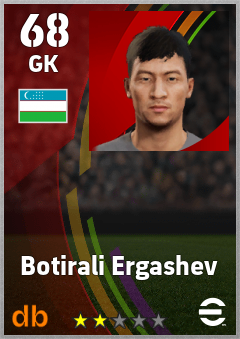 Botirali Ergashev eFootball player card