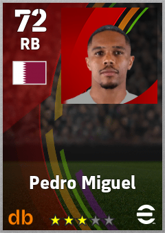 Pedro Miguel eFootball player card