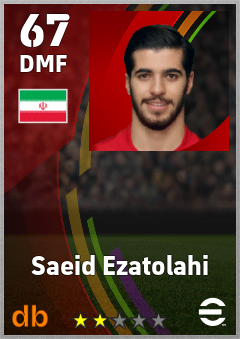 Saeid Ezatolahi eFootball player card
