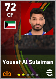 Yousef Al Sulaiman — CF, OVR 72, MAX 72