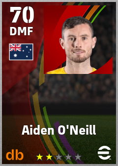 Aiden O'Neill eFootball player card