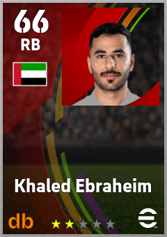 Khaled Ebraheim eFootball player card