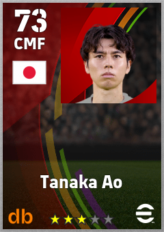 Tanaka Ao eFootball player card