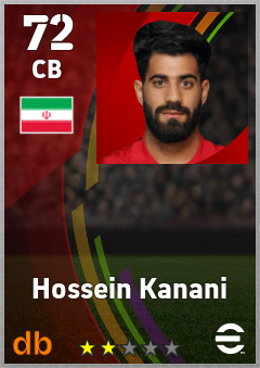 Hossein Kanani eFootball player card