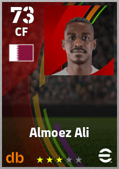 Almoez Ali eFootball player card