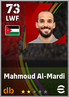 Mahmoud Al-Mardi — LWF, OVR 73, MAX 73