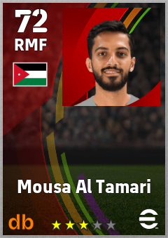 Mousa Al Tamari eFootball player card