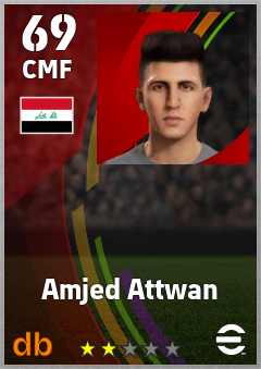 Amjed Attwan eFootball player card