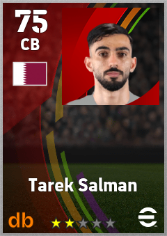 Tarek Salman — CB, OVR 75, MAX 75