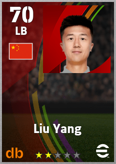 Liu Yang eFootball player card