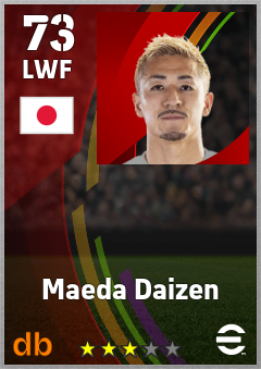 Maeda Daizen eFootball player card