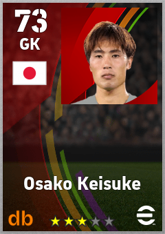 Osako Keisuke eFootball player card