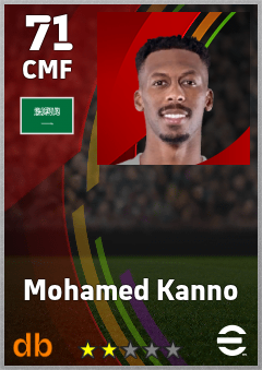Mohamed Kanno eFootball player card