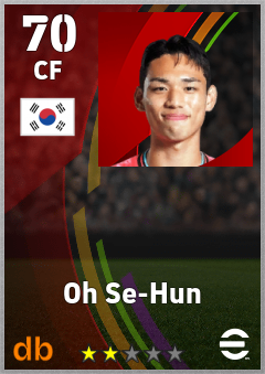Oh Se-Hun eFootball player card