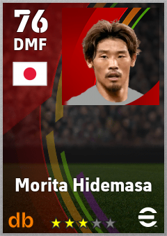 Morita Hidemasa eFootball player card