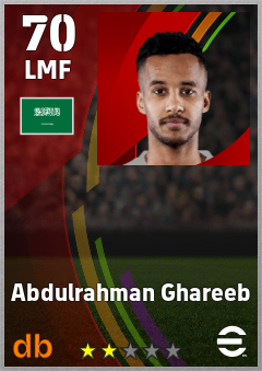 Abdulrahman Ghareeb eFootball player card