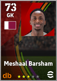 Meshaal Barsham eFootball player card