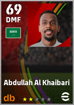 Abdullah Al Khaibari eFootball player card