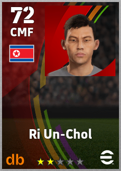 Ri Un-Chol — CMF, OVR 72, MAX 72