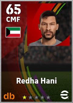 Redha Hani eFootball player card