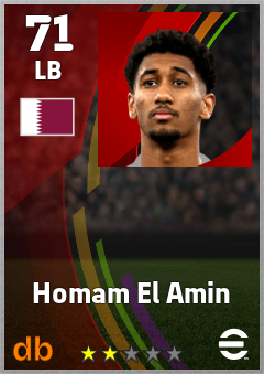 Homam El Amin eFootball player card