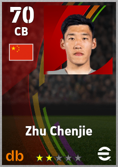 Zhu Chenjie eFootball player card
