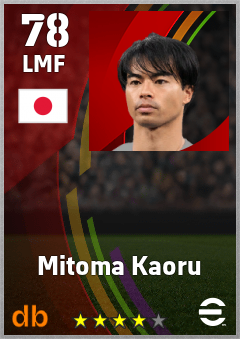 Mitoma Kaoru eFootball player card