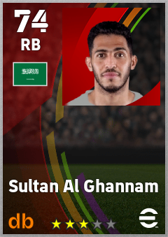 Sultan Al Ghannam eFootball player card
