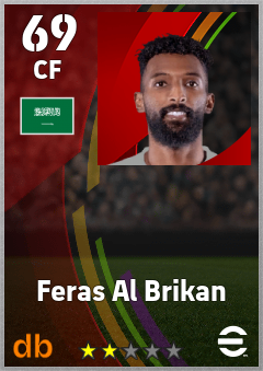 Feras Al Brikan eFootball player card