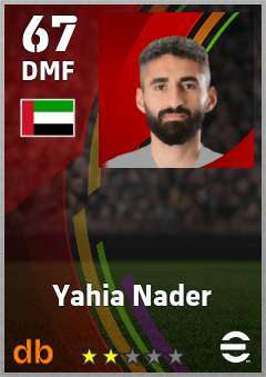 Yahia Nader eFootball player card