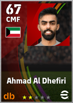 Ahmad Al Dhefiri eFootball player card