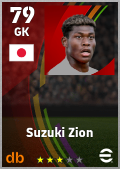 Suzuki Zion — GK, OVR 79, MAX 79