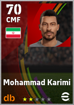 Mohammad Karimi eFootball player card
