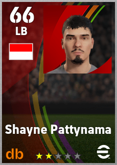 Shayne Pattynama eFootball player card