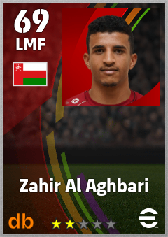 Zahir Al Aghbari — LMF, OVR 69, MAX 69