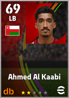Ahmed Al Kaabi — LB, OVR 69, MAX 69