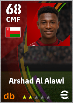 Arshad Al Alawi — CMF, OVR 68, MAX 68