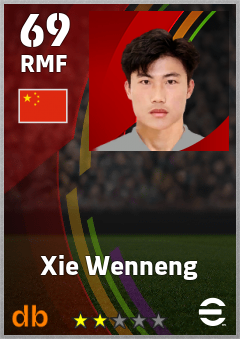 Xie Wenneng eFootball player card