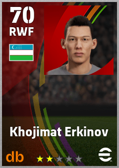 Khojimat Erkinov eFootball player card