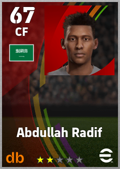 Abdullah Radif eFootball player card