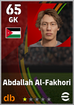 Abdallah Al-Fakhori eFootball player card