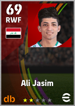 Ali Jasim eFootball player card