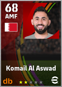 Komail Al Aswad eFootball player card