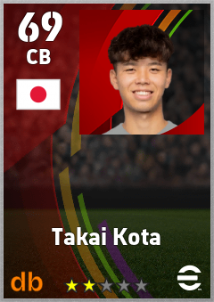 Takai Kota eFootball player card