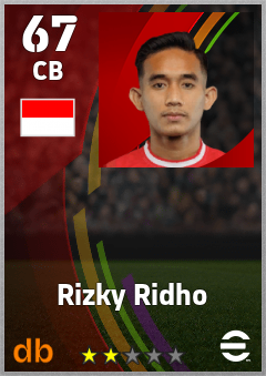 Rizky Ridho eFootball player card