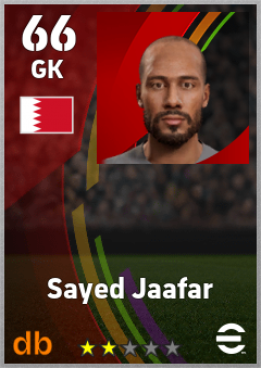 Sayed Jaafar eFootball player card
