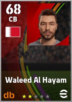Waleed Al Hayam eFootball player card