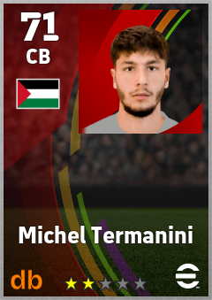 Michel Termanini — CB, OVR 71, MAX 71
