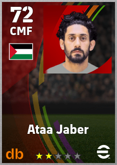 Ataa Jaber — CMF, OVR 72, MAX 72